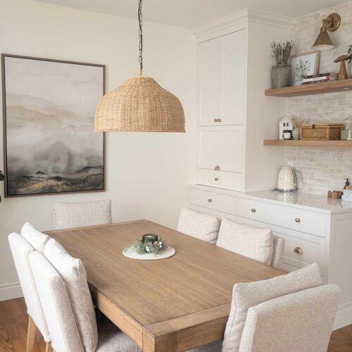 armoires de cuisine champêtre