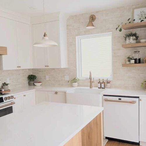 armoires de cuisine champêtre