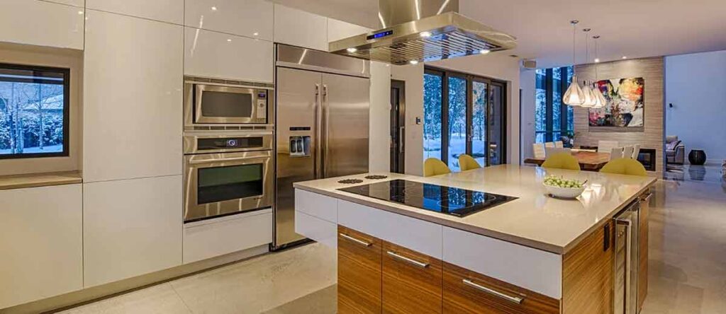 réalisation de cuisine moderne