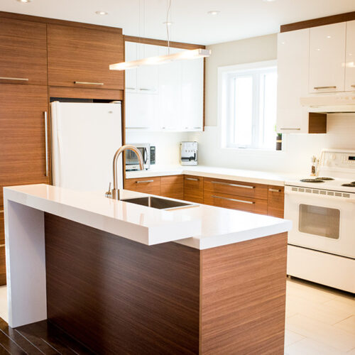 armoires de cuisine en mélamine