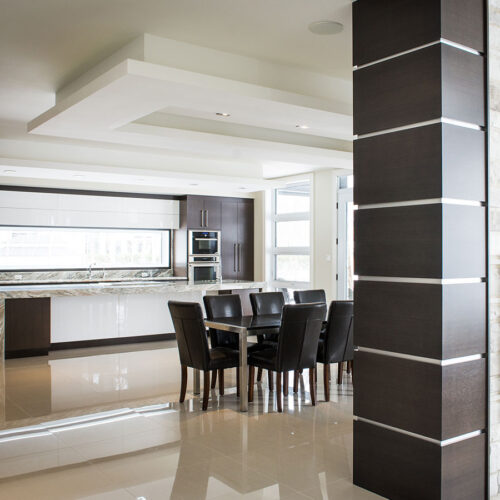 Armoires de cuisine en acrylique