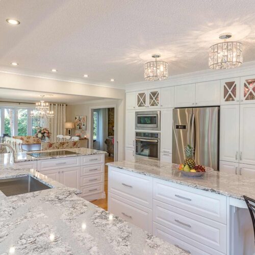 armoires de cuisines champêtres chic